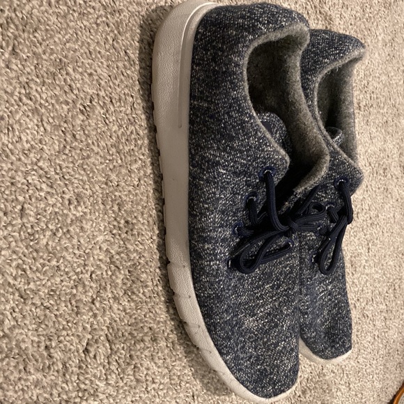 Mens Express Blue wool shoes. Size 9.5 - Picture 2 of 4